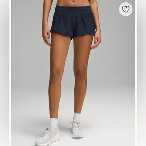 True Navy Hotty Hot Low-Rise Lined Short 2.5" Size 6